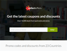 Tablet Screenshot of collectoffers.com